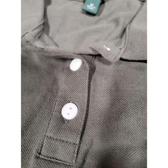 Women's Short Sleeve Boxy Cropped Polo T-Shirt - Wild Fable Olive Green XS - Picture 8 of 8